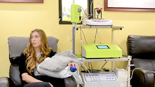 Ashley Undergoes High Dose Ozone Therapy With the 10 Pass Device
